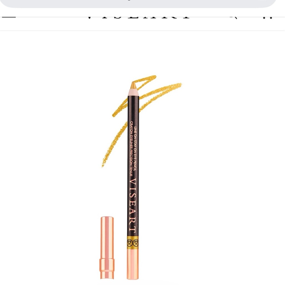 Viseart Pro makeup eyeliner in Intense Gold NWT
